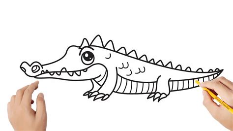 Como Desenhar Um Crocodilo Youtube