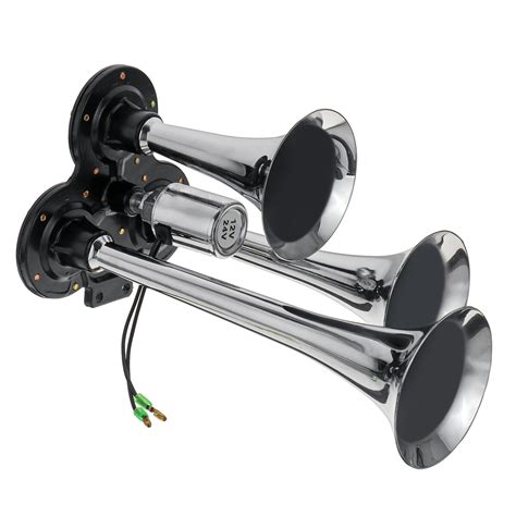Buy 12v 300 Psi Air Compressor 3 Trumpet Train Air Horn Kit For Car