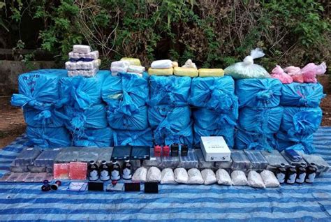 Security Forces Seize Narcotic Drugs And Weapons In