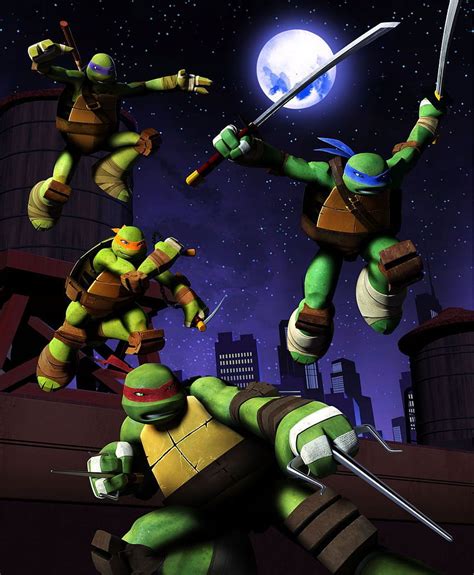 Nickelodeon Ninja Turtles 2012 Genç Mutant Ninja Kaplumbağaları Hd