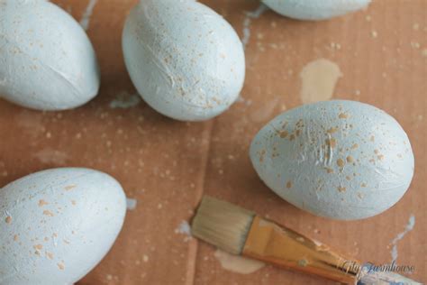 Diy Paper Mache Speckled Robins Eggs City Farmhouse