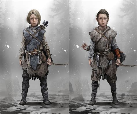 Atreus Early Concept From God Of War Illustration Artwork Gaming