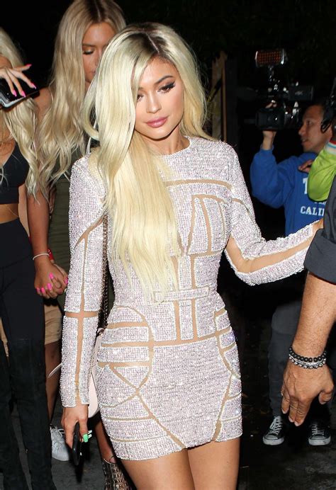 Kylie Jenner Celebrates Her 18th Birthday At The Nice Guy In West Hollywood Gotceleb