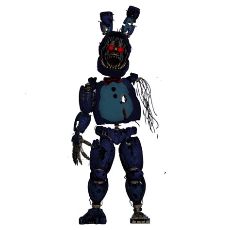 Nightmare Withered Bonnie V3 Nightmare Bonnie Render By Hectormkg