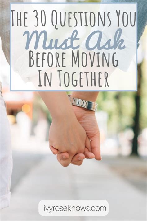 The 30 Questions You Must Ask Before Moving In Together This Or That