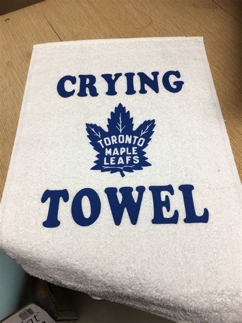 Toronto Maple Leafs Crying Towel Toronto Maple Leafs Toronto Maple