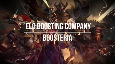 Elo Boost By Boosteria Promo Video Of Lol Boosting Service Youtube