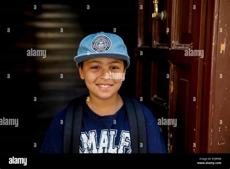12 Year Old Boy In Palermo Sicily Italy Stock Photo Alamy