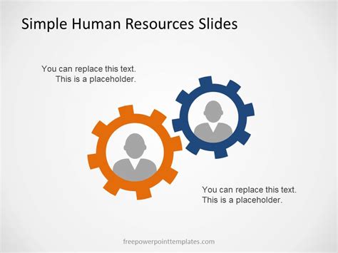 Simple Human Resources Slides For Powerpoint