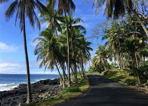 The Kapoho Kalapana Road Or Red Road Travels Along The Coastline Of The