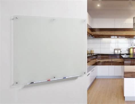 Audio Visual Direct Frosted Glass Dry Erase Board Set 3 X 2