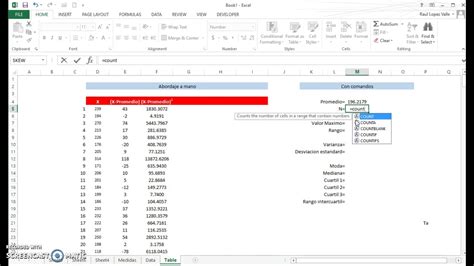 Como Calcular La Desviacion Estandar En Excel Youtube