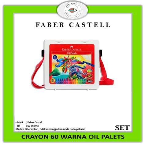 Jual Faber Castell Crayon Faber Castell 60 Warna Oil Pastel Set