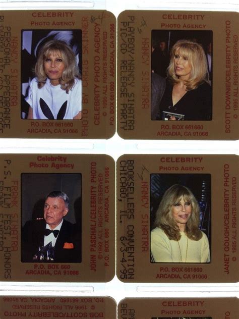 Nancy Sinatra Playboy Slides Celebrity Photograph Collection