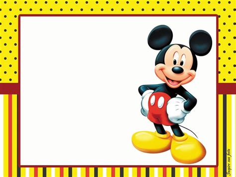 Mickey Mouse Border Template