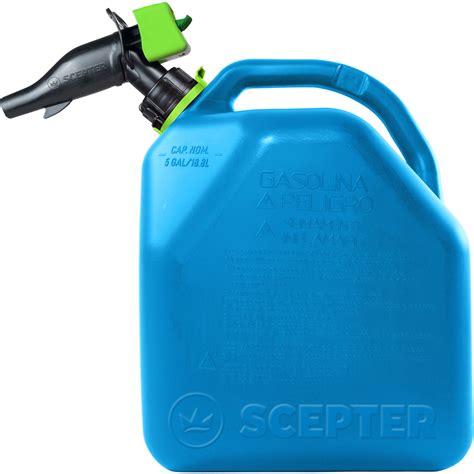 Scepter Smart Control Kerosene Fuel Can — 5 Gallon Blue Model