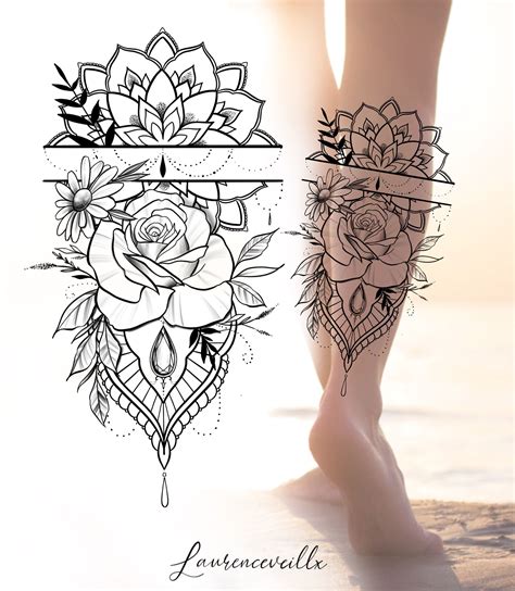 The five points are due to the latin kings being an affiliate of the people. Rose Diamond and Mandala Tattoo Design @laurenceveillx ...