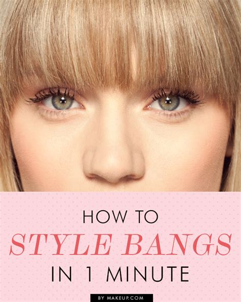 Different Ways To Style Your Hair With Bangs