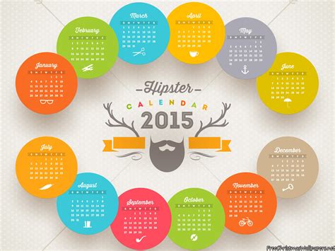 Amazing Calendar For Year 2015 Designs