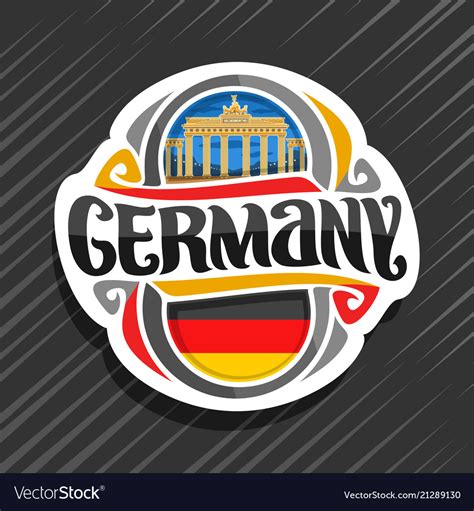 Logo For Germany Royalty Free Vector Image Vectorstock