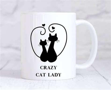 Crazy Cat Lady Mug Cat Mug Ts For Cat Lovers Cat Lover Etsy