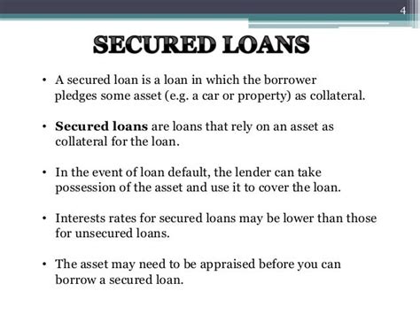 Loans And Types