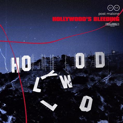 Hollywood's bleeding, vampires feeding, darkness turns to dust everyone's gone but no one's leaving post malone explained the following about the whole album and this song in particular in an interview with spotify, .i feel like, in l.a. Post Malone - Hollywood's Bleeding : freshalbumart