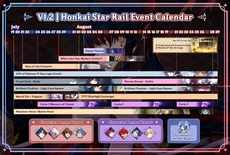 Star Rail 12 Honkai Star Rail Version 12 Calendar Phase 1 Honkai