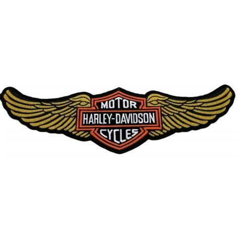 Giant Harley Davidson Biker Wings Patch P12