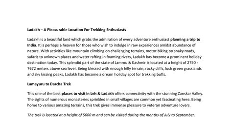 Places To Visit In Leh Ladakh1 Pdf DocDroid