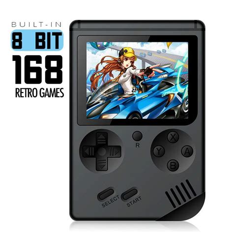 Rs 6a Retro Pocket Handheld Game Player Game Console Mini Built In 168