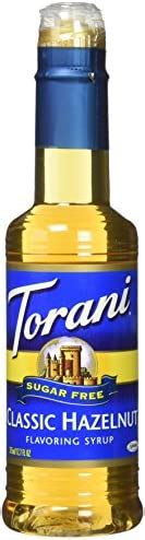 Torani Sugar Free Classic Hazelnut Syrup 12 7 Oz Pricepulse