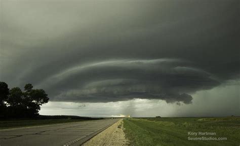 Koryhartman Tornado Warned Supercell Storm Near Browns