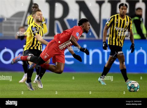 Arnhem Lr Sondre Tronstad Of Vitesse Virgil Misidjan Of Fc Twente