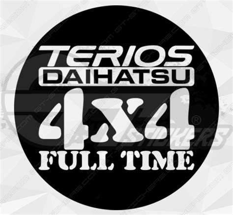 Sticker Daihatsu Terios X Adh Sif M Pro Oracal Gtstickers