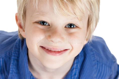 Close Up Portrait Of Cute Young Boy Stock Image Image Of Confident