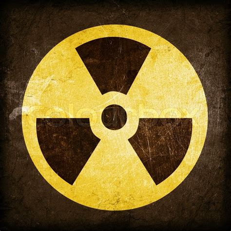 Radioactivity Symbol On A Grungy Barrel Background Stock Photo