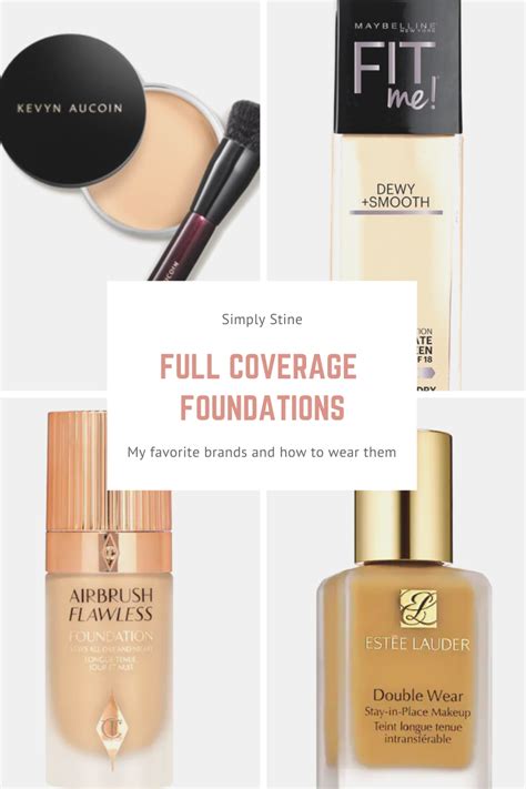 The Best Full Coverage Foundations Simply Stine Beauty Blogger In
