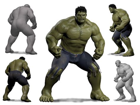 The Hulk Rigged 3d Model Best Of 3d Models
