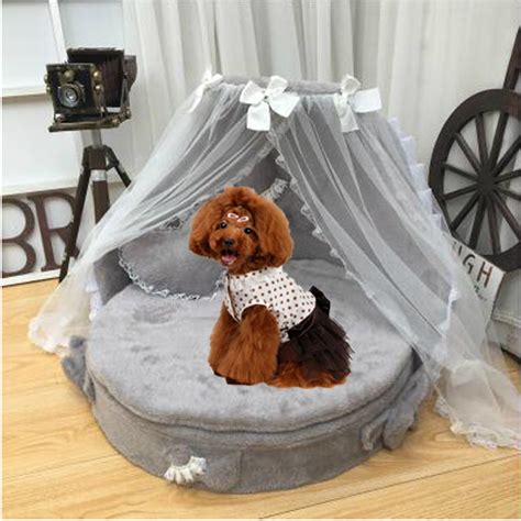 High Quality Pet Princess Bed Luxury Designer Handmade Kennel Cat House