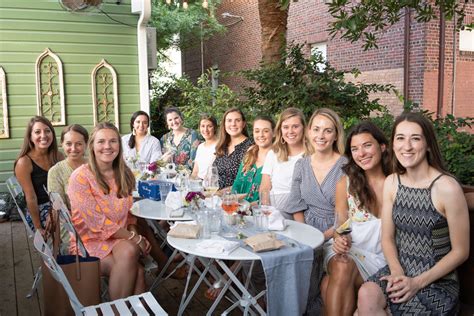 Outdoor Dinner Party At The Harbinger Cafe And Bakery Blog