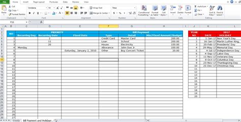 This will guarantee that you won't pay your credit card. Professional Bill Pay Calendar Template (Excel, PDF) - Excel TMP