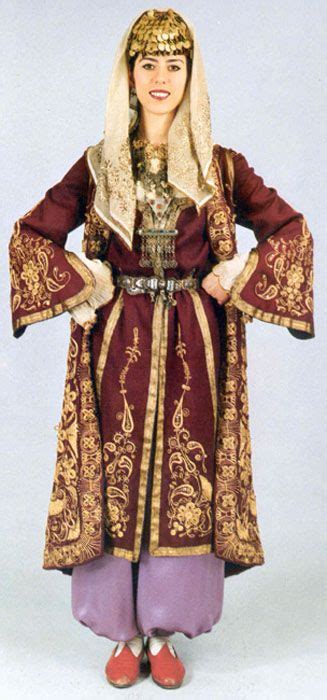 Traditional Turkish Costume From Region Of Ankara Görüntüler Ile