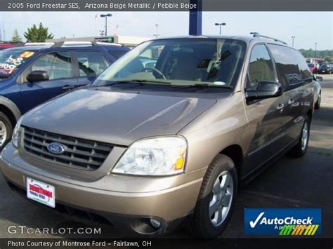 Arizona Beige Metallic 2005 Ford Freestar Ses Pebble Beige Interior