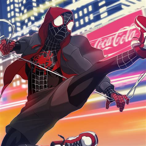 2048x2048 Miles Morales Spider Verse Ipad Air Hd 4k Wallpapers Images