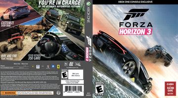 Forza Horizon Xbox One The Cover Project