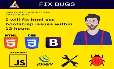 Fix Html Css Bootstrap Issues Within Hours By Ab Rehman Fiverr