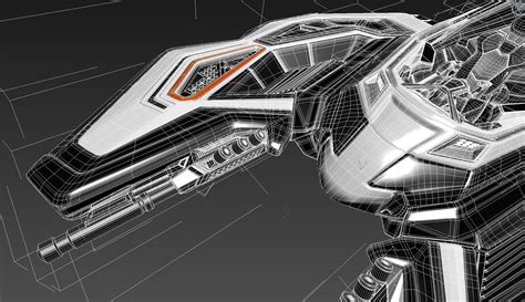 Spaceship 3d Concept Design 3d Model Animated Rigged Max