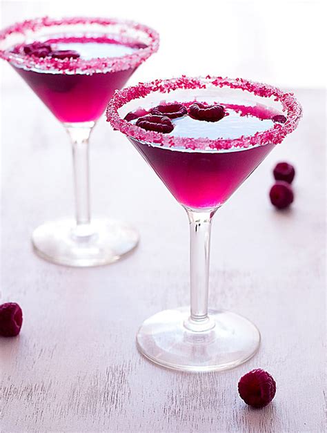 Very Pink Raspberry Cosmopolitan Cocktail Creative Culinary
