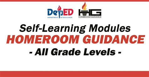 Homeroom Guidance Self Learning Modules All Grade Levels Depedclick